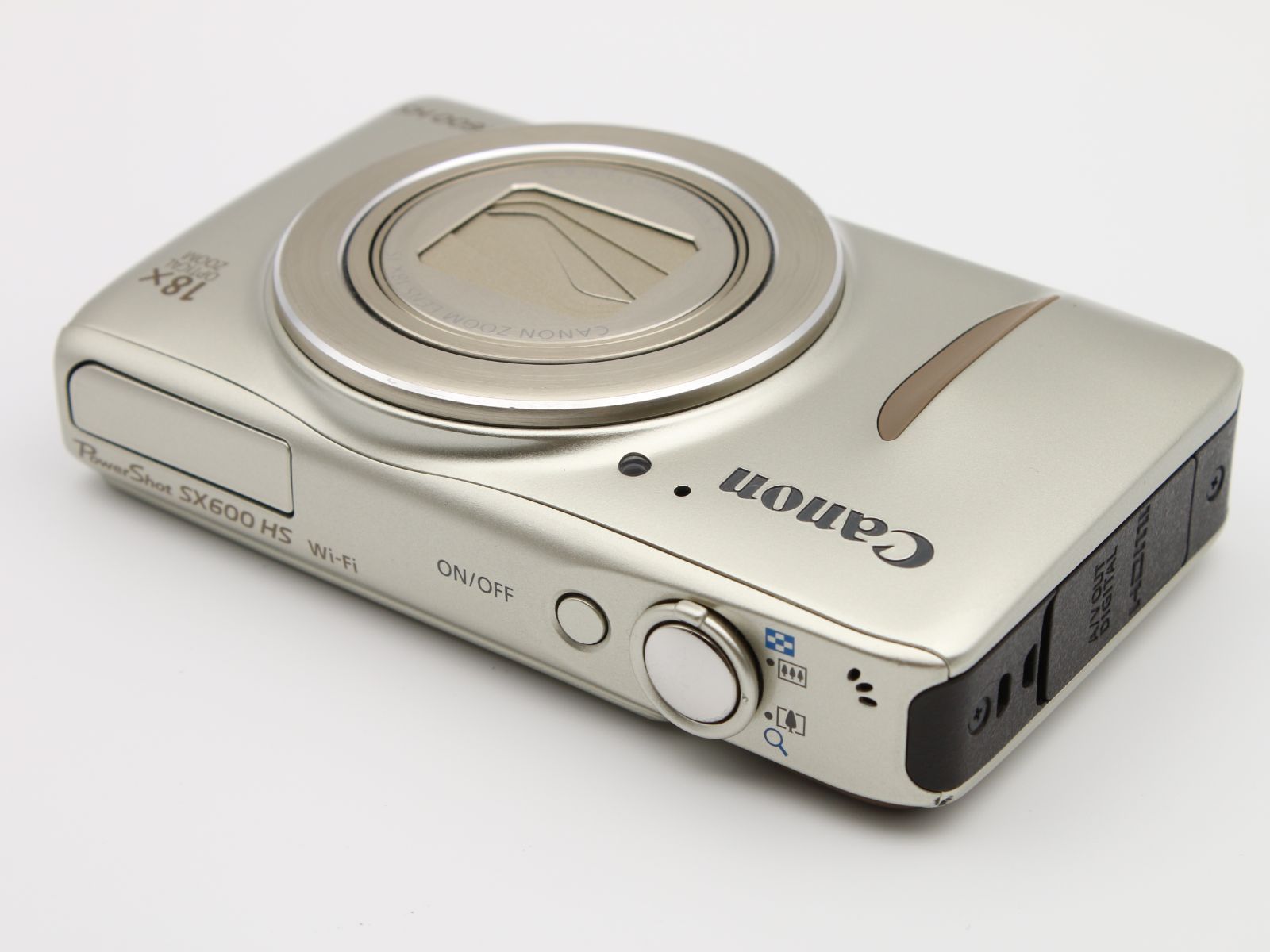 Canon PowerShot SX600 HS シルバー 極上品】CANON PowerShot SX600 HS ゴールド - メルカリ