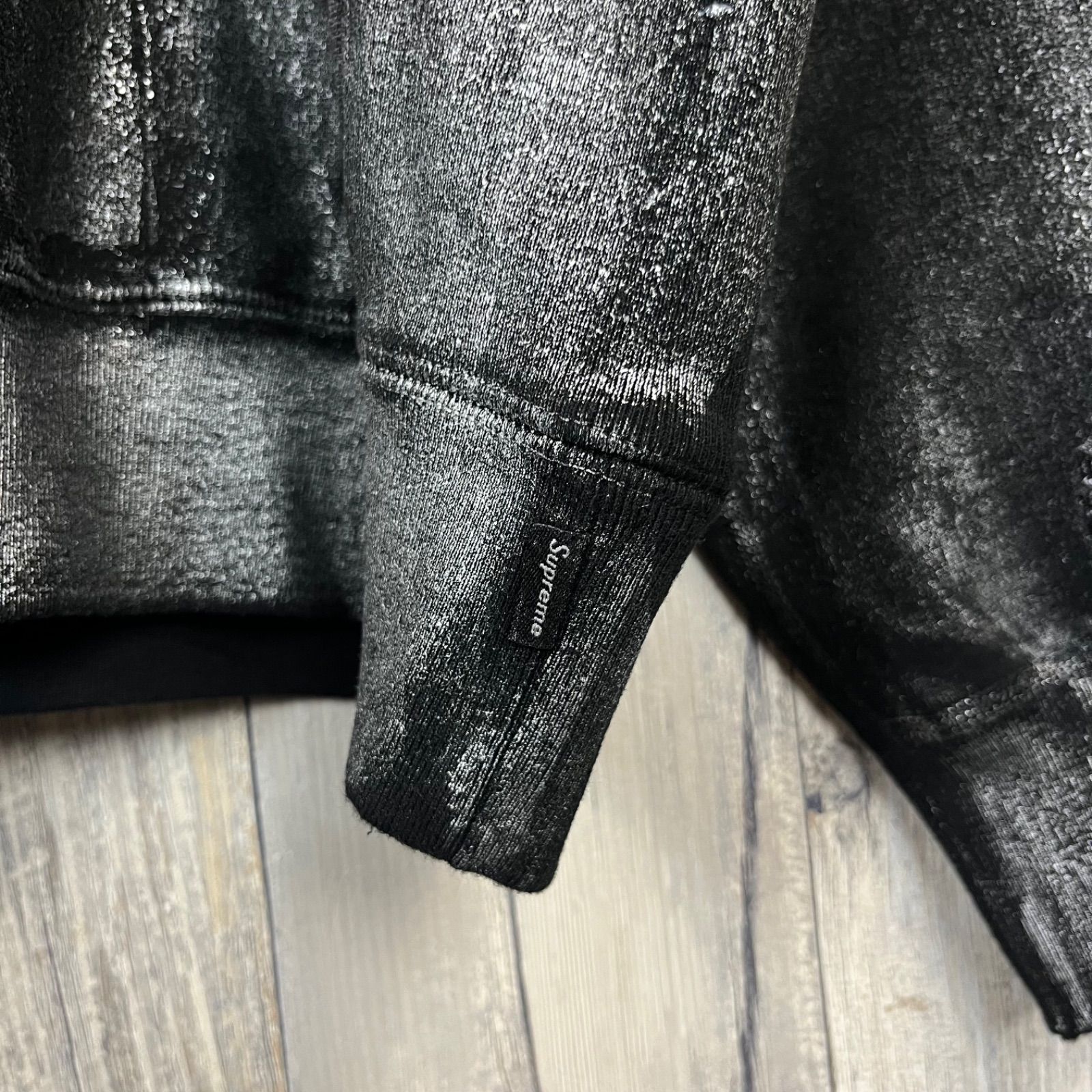 Supreme × MM6 Maison Margiela Foil Box Logo Hooded Sweatshirt 