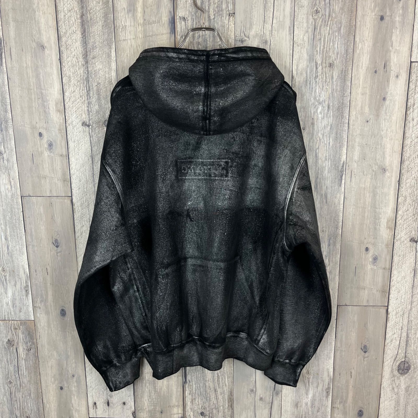 Supreme × MM6 Maison Margiela Foil Box Logo Hooded Sweatshirt