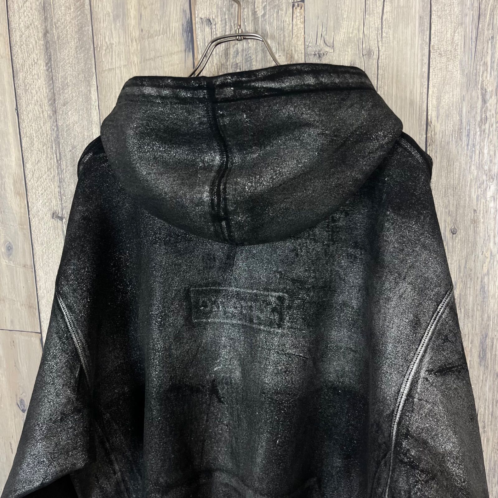 Supreme × MM6 Maison Margiela Foil Box Logo Hooded Sweatshirt 