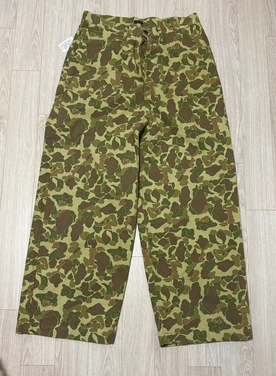 KAPITAL キャピタル HUNTER ハンター カモフラージュ ヘリンボーン ポート バギー パンツ