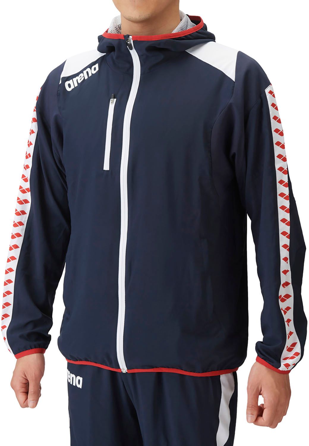 アリーナ arena スイミング ジャケット NVWT ネイビー ホワイト