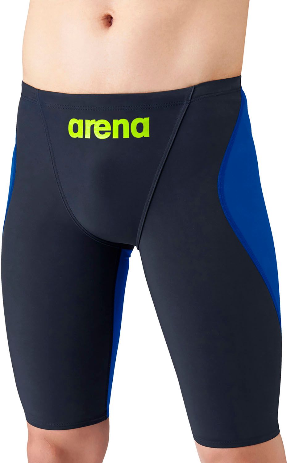 アリーナ arena スイミング メンズ 競泳用水着 ハーフスパッツ スイムウエア 男性 大人 水泳 試合 レース プール トレーニング 練習 WA FINA 承認 大会 部活動 NVBU ネイビー ブルー