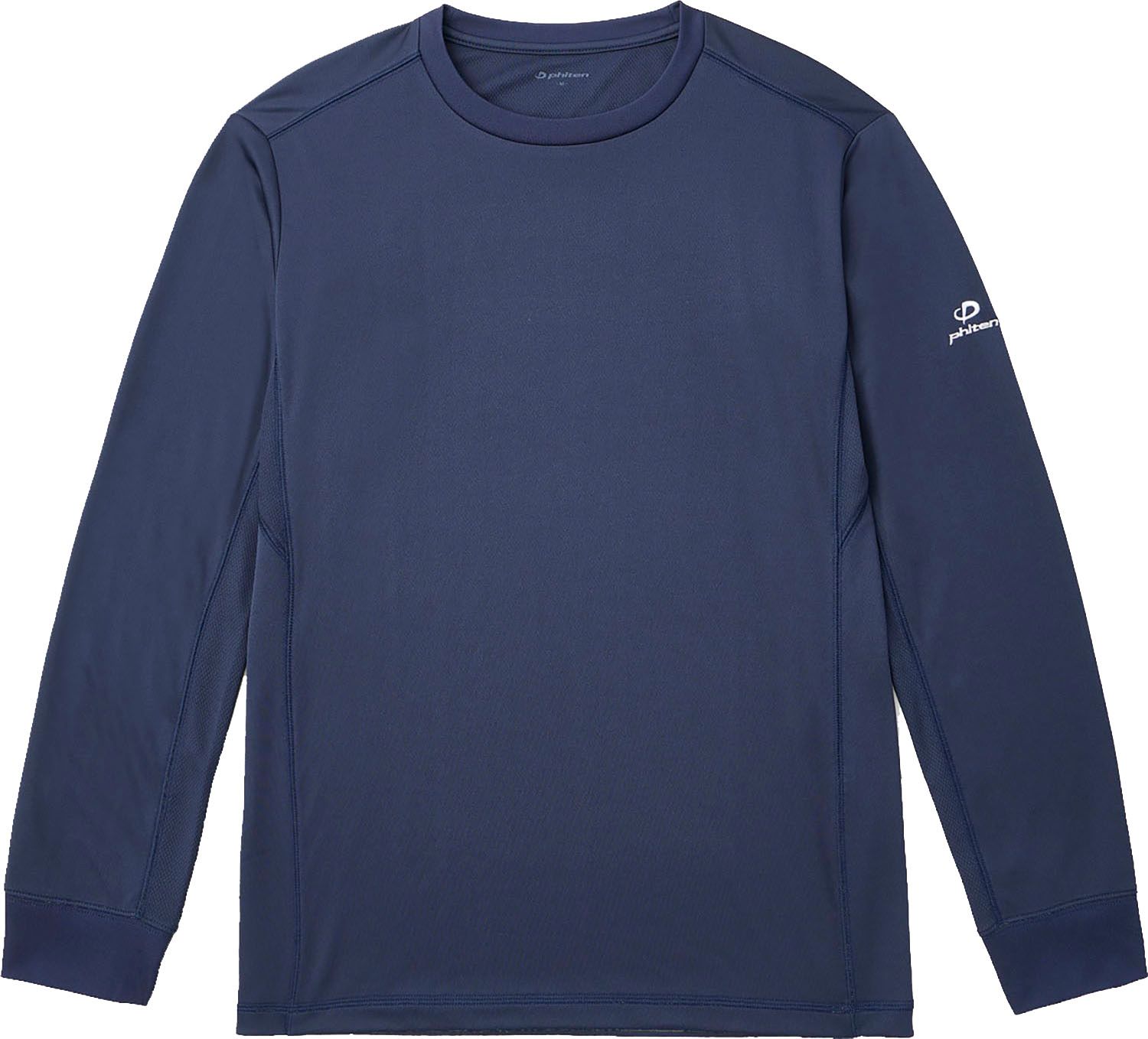 ファイテン Phiten RAKU シャツ 長袖  JG624109 ネイビー
