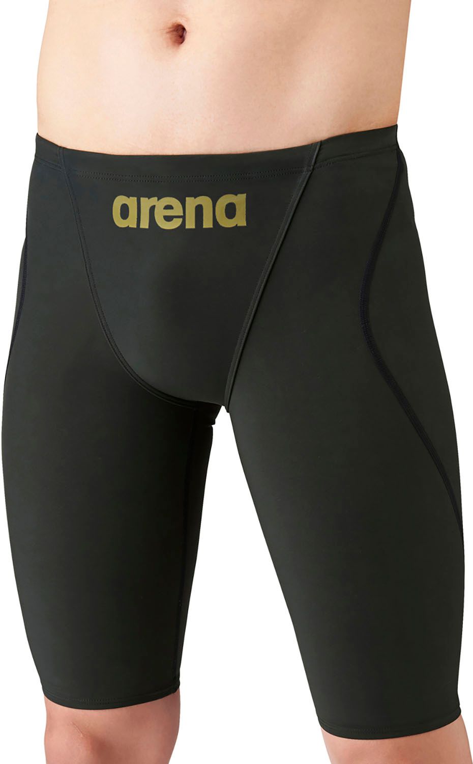 アリーナ arena スイミング メンズ 競泳用水着 ハーフスパッツ スイムウエア 男性 大人 水泳 試合 レース プール トレーニング 練習 WA FINA 承認 大会 部活動 BKGD ブラック×ブラック