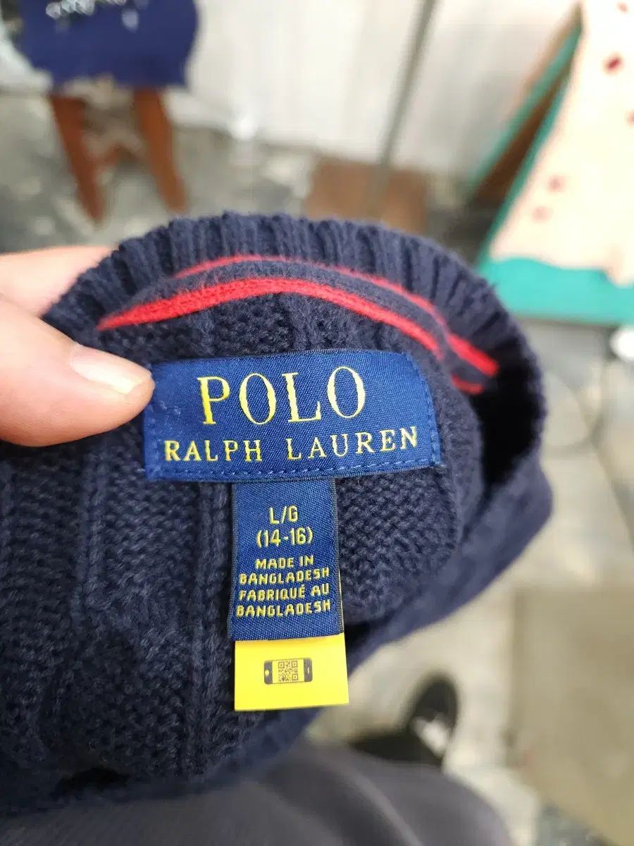  ポロ ラルフローレン ネイビー ケーブル編み コットン ニット 長袖 ニット セーター