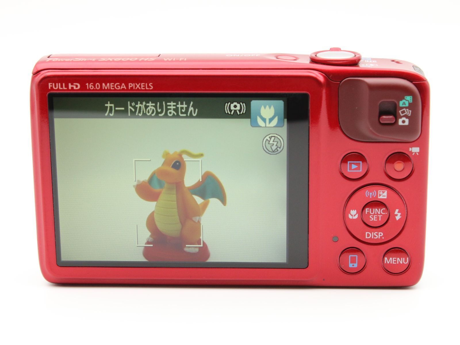 極上品】CANON PowerShot SX600 HS レッド - メルカリ
