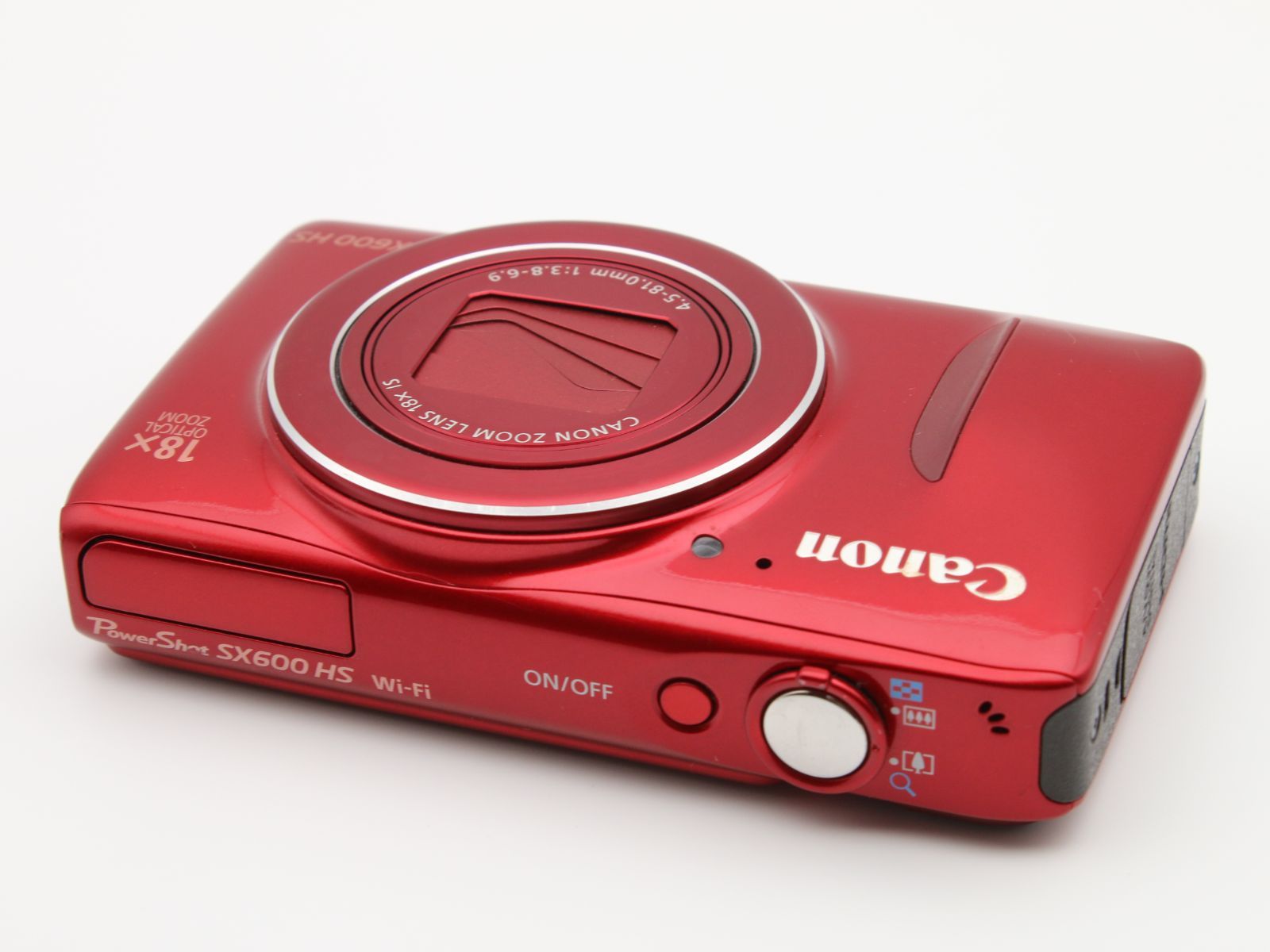極上品】CANON PowerShot SX600 HS レッド - メルカリ