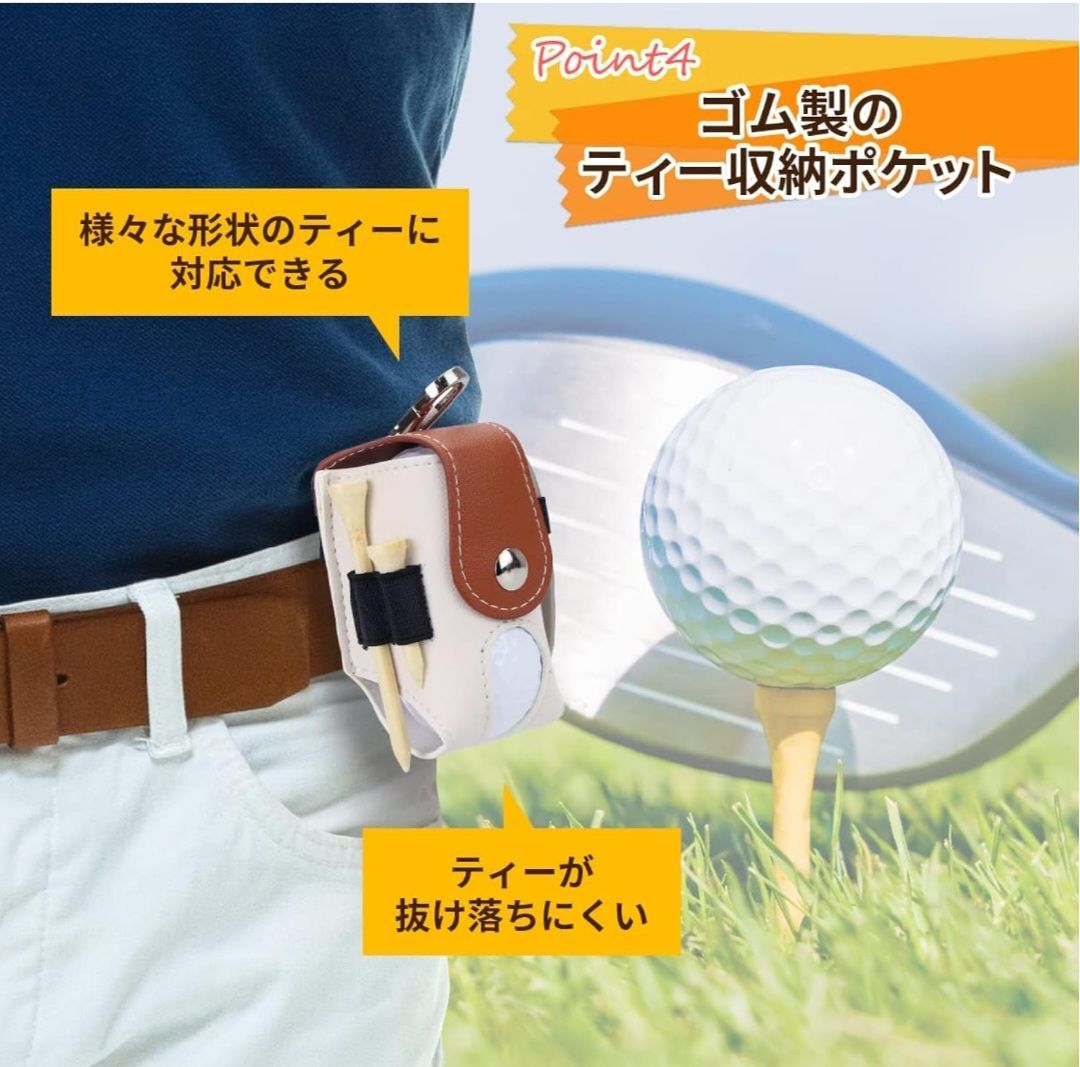 ☆IMOK ゴルフボールケース メンズ レディース グリーンフォーク