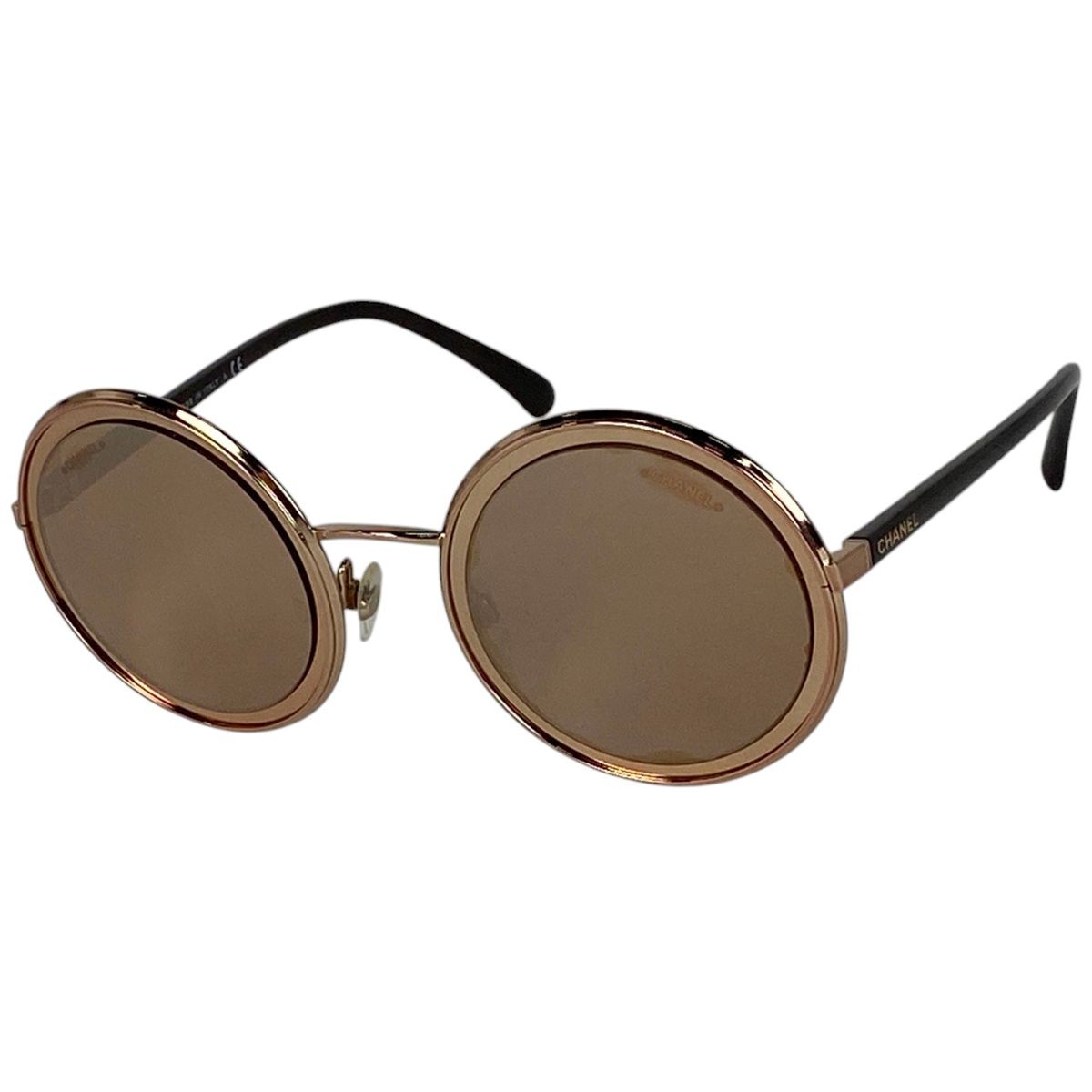 シャネル CHANEL ロゴ サングラス ラウンド アイウェア サングラス