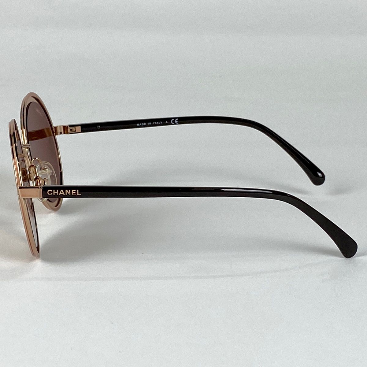 シャネル CHANEL ロゴ サングラス ラウンド アイウェア サングラス