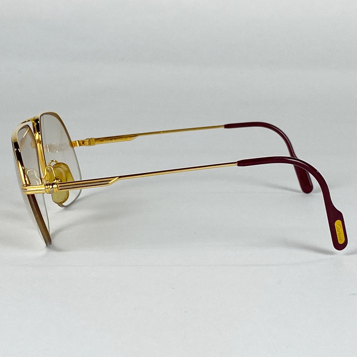 カルティエ CARTIER トリニティ メガネ アイウェア 眼鏡 メタル ゴールド レディース