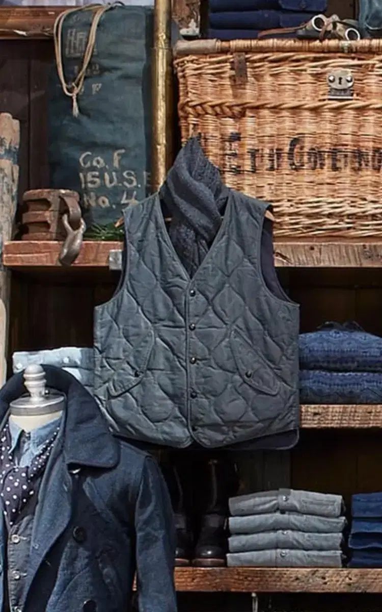 RRL キルティングベスト ダブルアールエル rrlの通販 RL ラルフ