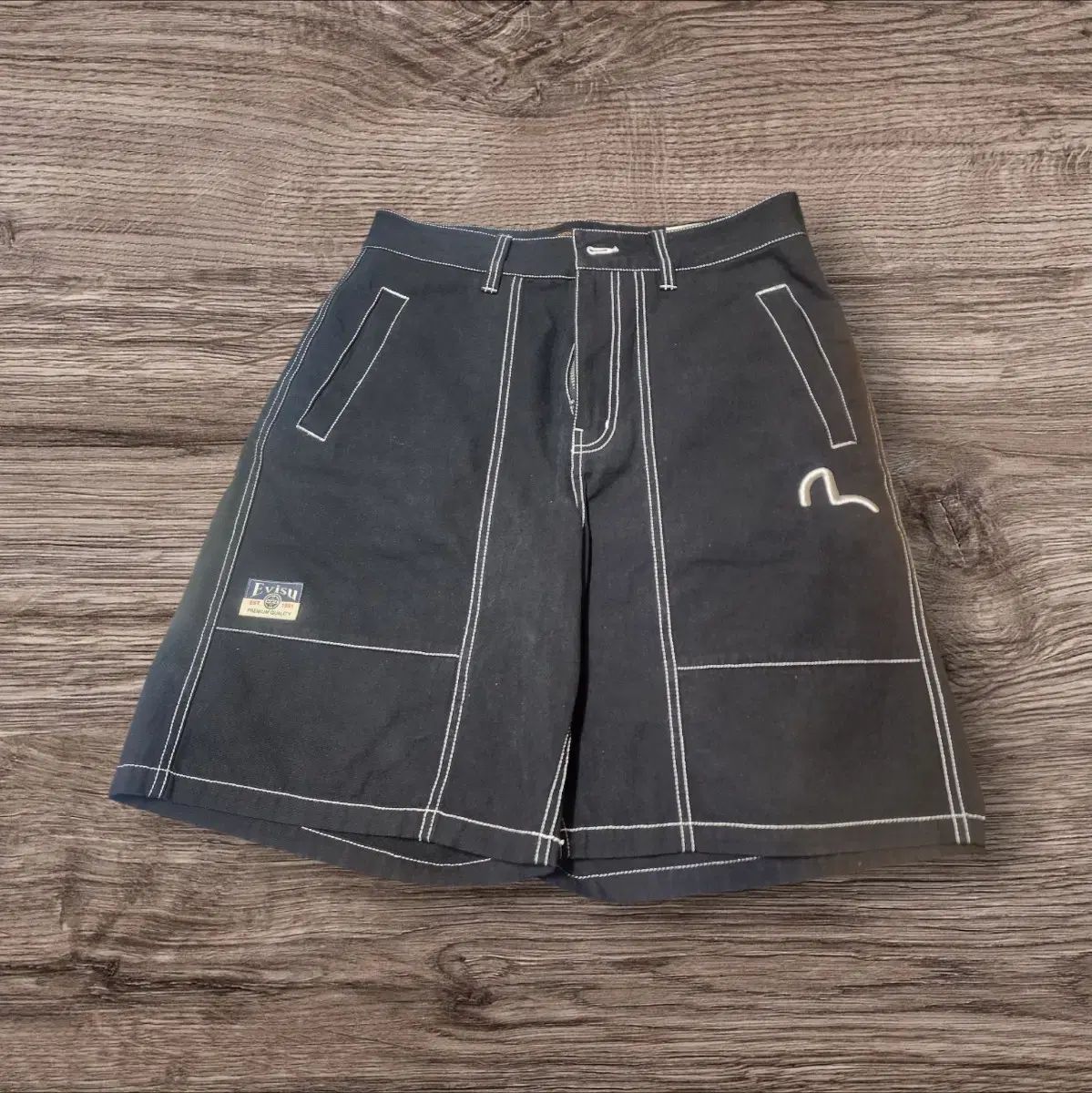 EVISU HERITAGE オーバーサイズ ワイド パンツ