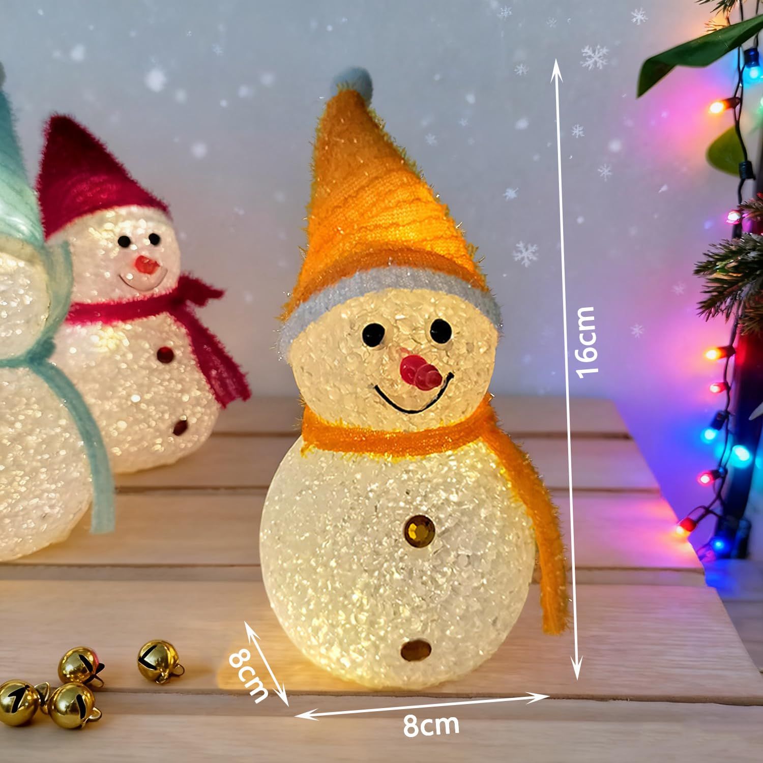 クリスマスライト 雪だるまライト 卓上 置物ライト クリスマス 飾り