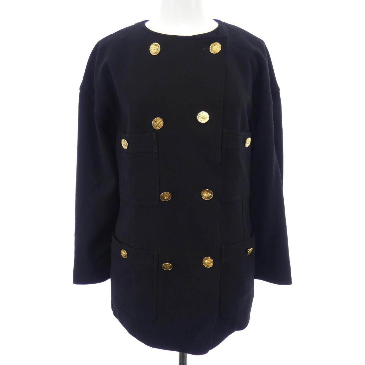 ヴィンテージ】シャネル CHANEL 20679 ノーカラージャケット - メルカリ