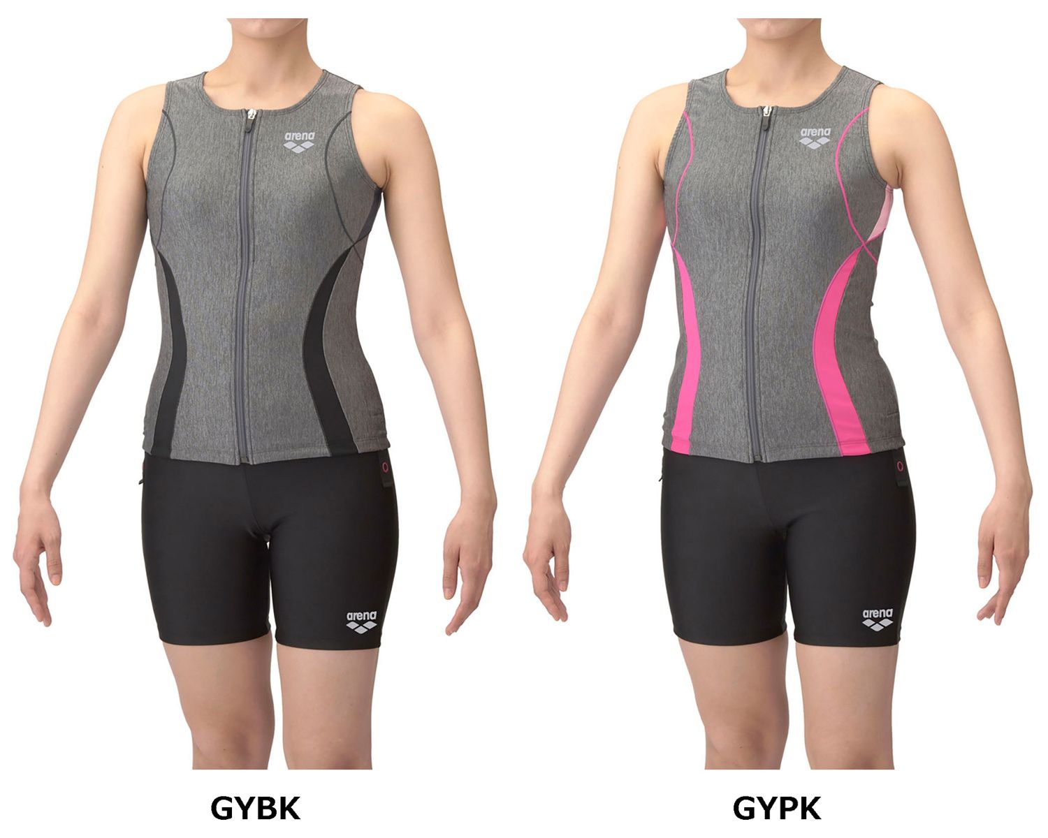 アリーナ arena スイミング フィットネスセパレーツ レディース 水着 カバーバック ミドルレッグ 差し込みパッド 水泳 プール スイムウェア スイマー ジム ダイエット 健康 快適 着やせ BLBL ブルー×ブルー