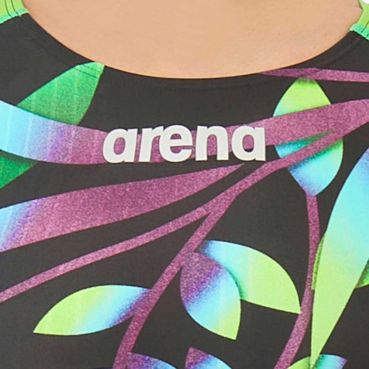 アリーナ arena スイミング レーシングワンピーススパッツ オープンバック ハーフレッグ レディース 水着 スイムウエア 水泳 競泳 試合 レース プール WA FINA 承認 大会 BKBL ブラック ブルー 水中バッグ その他 