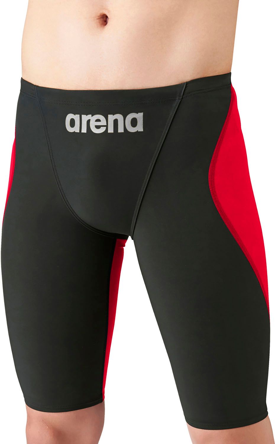 アリーナ arena スイミング メンズ 競泳用水着 ハーフスパッツ スイムウエア 男性 大人 水泳 試合 レース プール トレーニング 練習 WA FINA 承認 大会 部活動 BKRD ブラック レッド