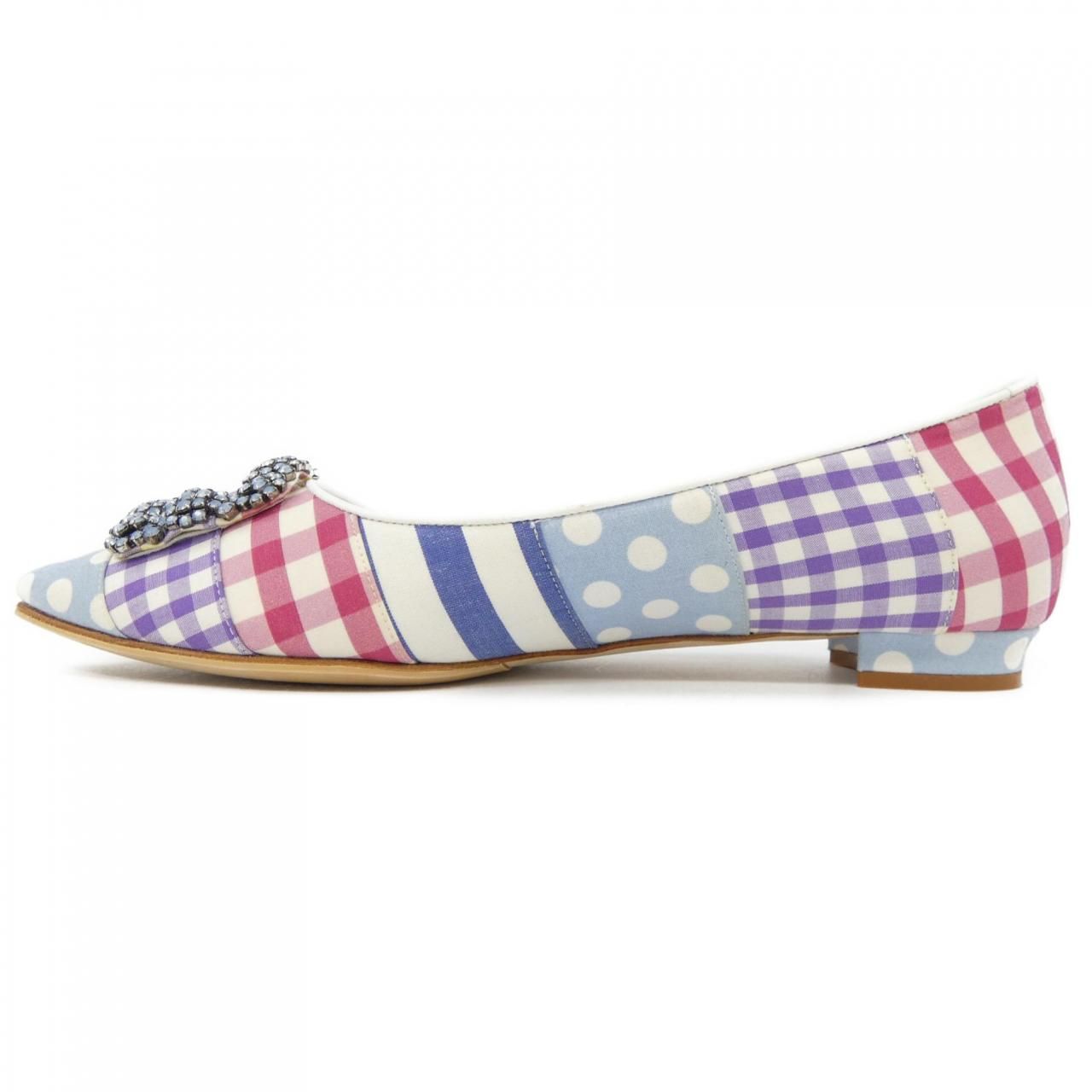 マノロブラニク MANOLO BLAHNIK HANGISIFLAT パンプス