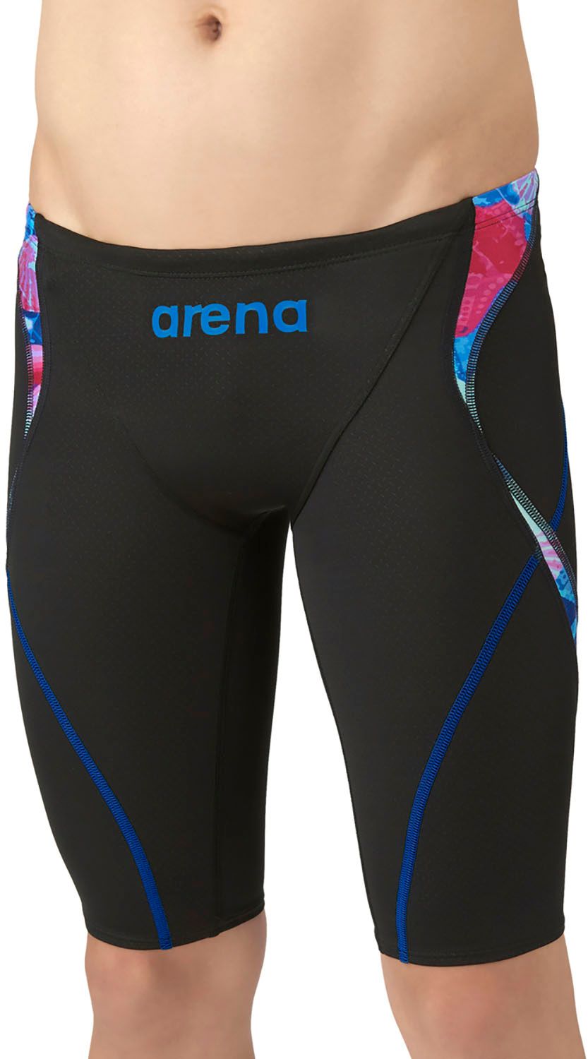 アリーナ arena スイミング レーシングスパッツ ハーフレッグ メンズ 水着 スイムウエア 水泳 競泳 男性 大人 泳ぎやすい 試合 レース プール WA FINA 承認 大会 部活動 BKBL ブラック×ブルー