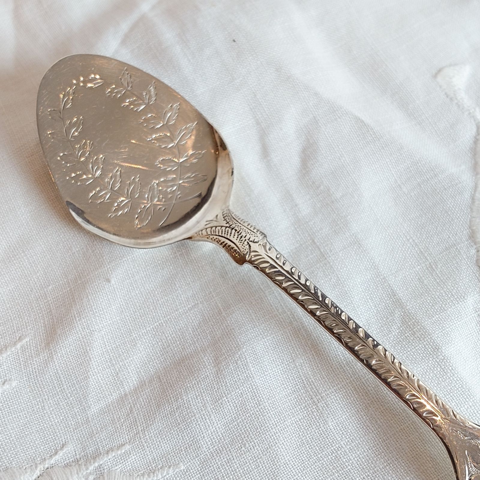 イギリス アンティーク ジャムスプーン 純銀製 London 1848年 - メルカリ