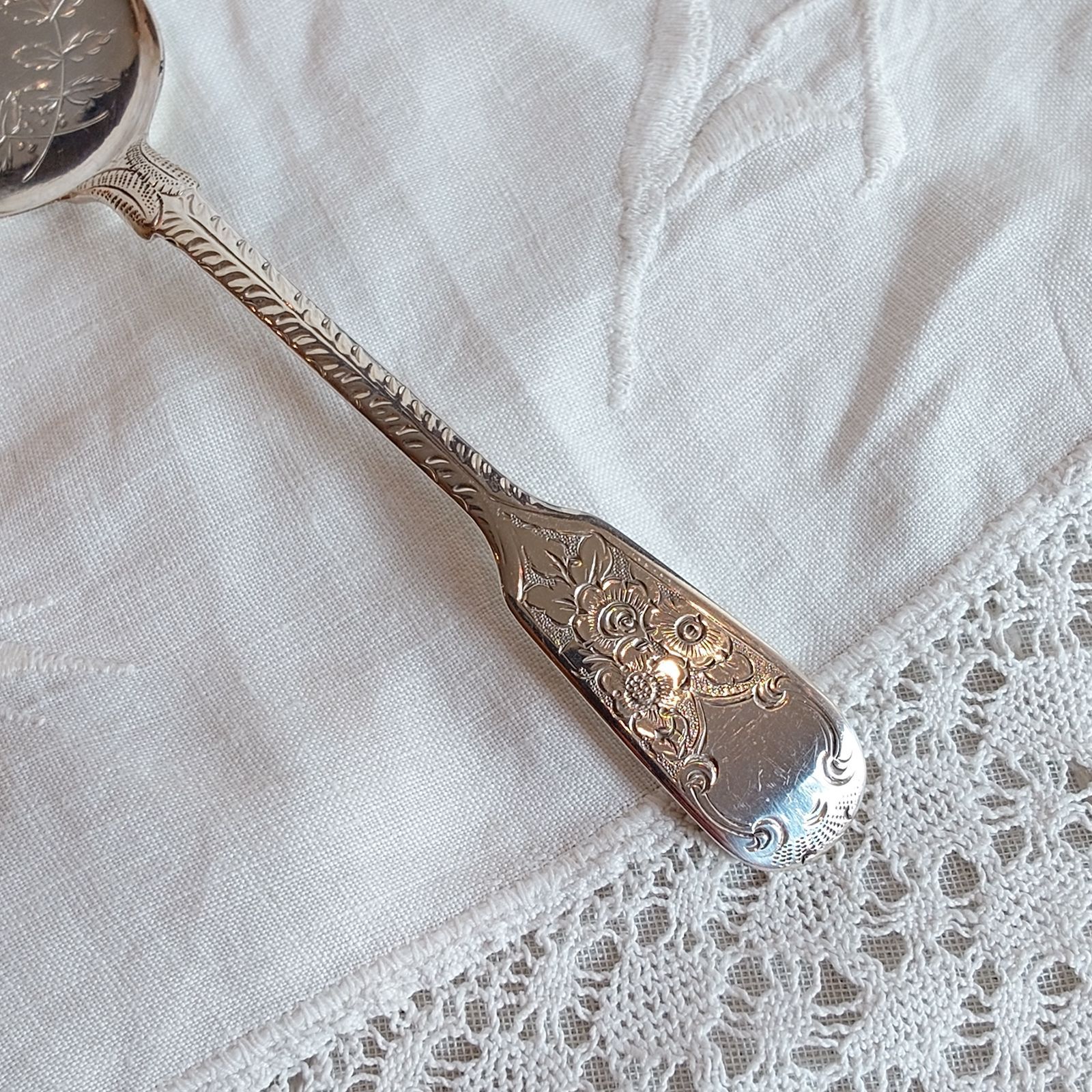 イギリス アンティーク ジャムスプーン 純銀製 London 1848年 - メルカリ