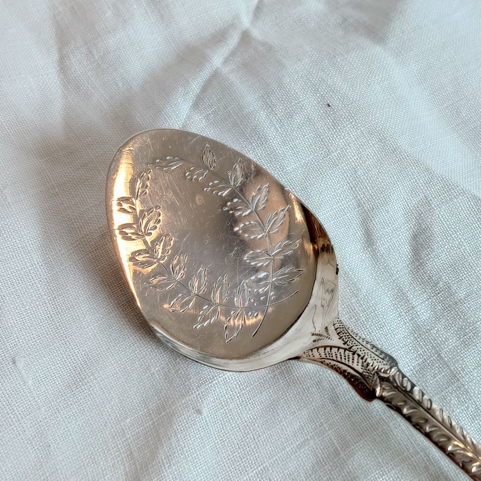 イギリス アンティーク ジャムスプーン 純銀製 London 1848年 - メルカリ