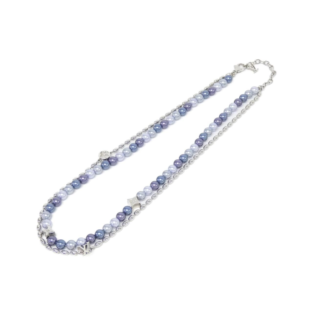 ルイヴィトン ネックレス パール フュージョン M 02224