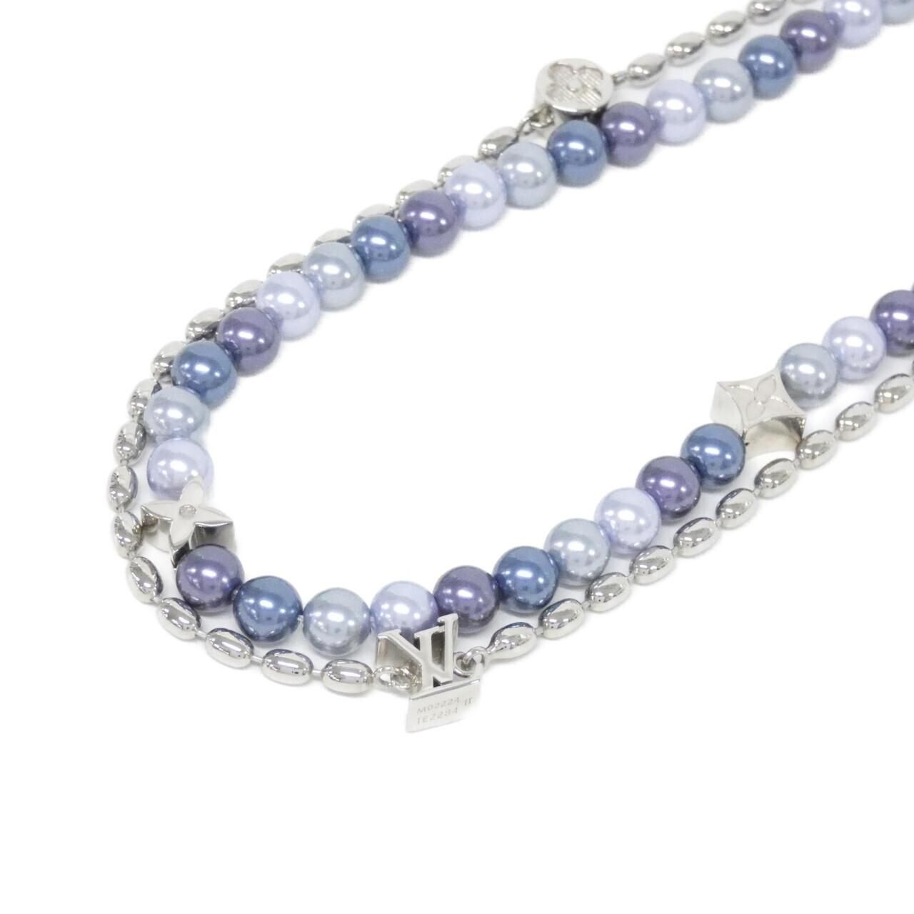 ルイヴィトン ネックレス パール フュージョン M 02224