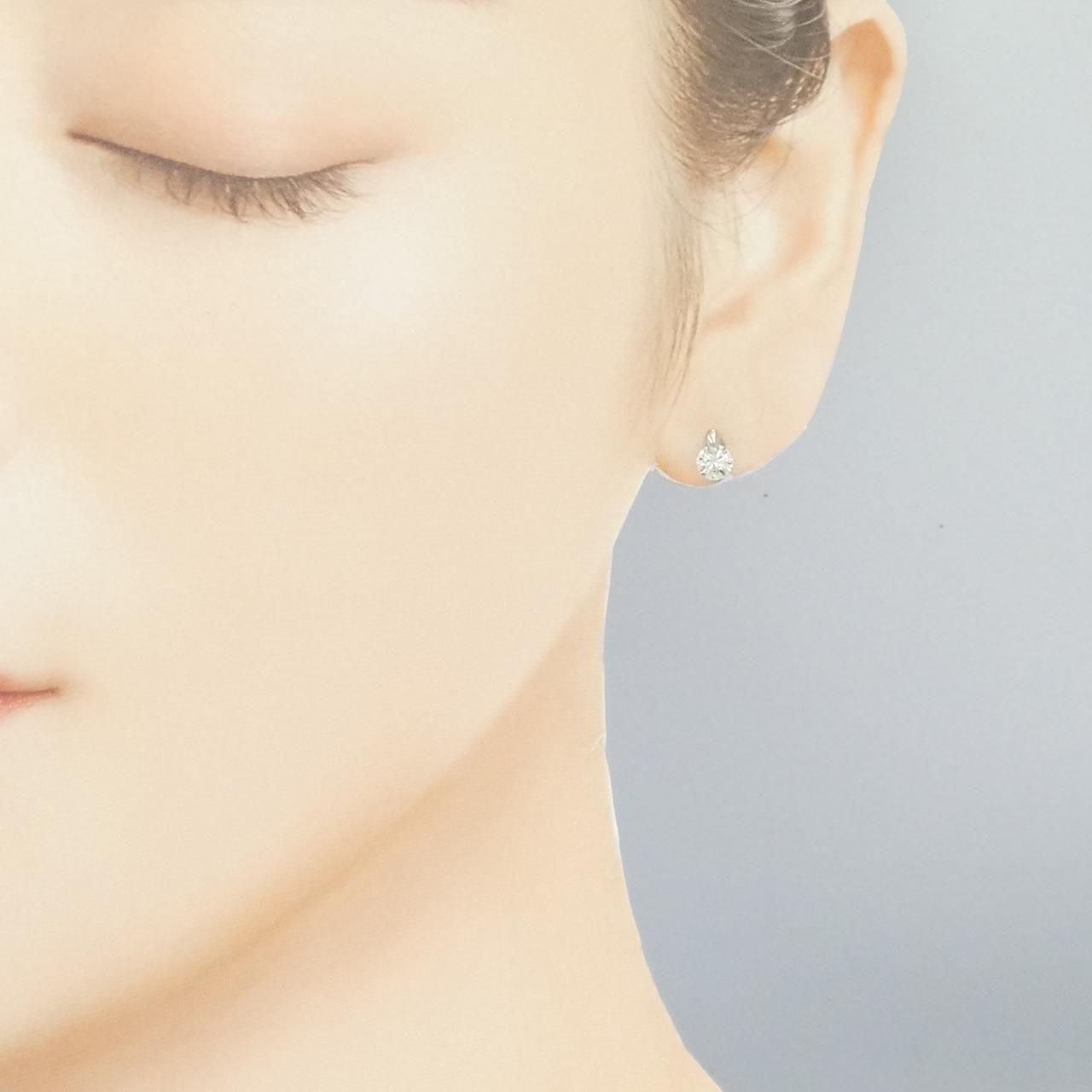 PT900 ダイヤモンド ピアス 0.50CT - メルカリ