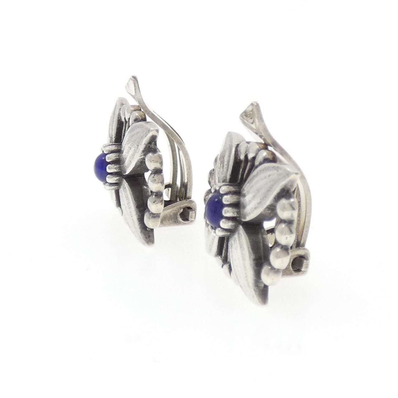 ジョージ ジェンセン ラピスラズリ イヤリング