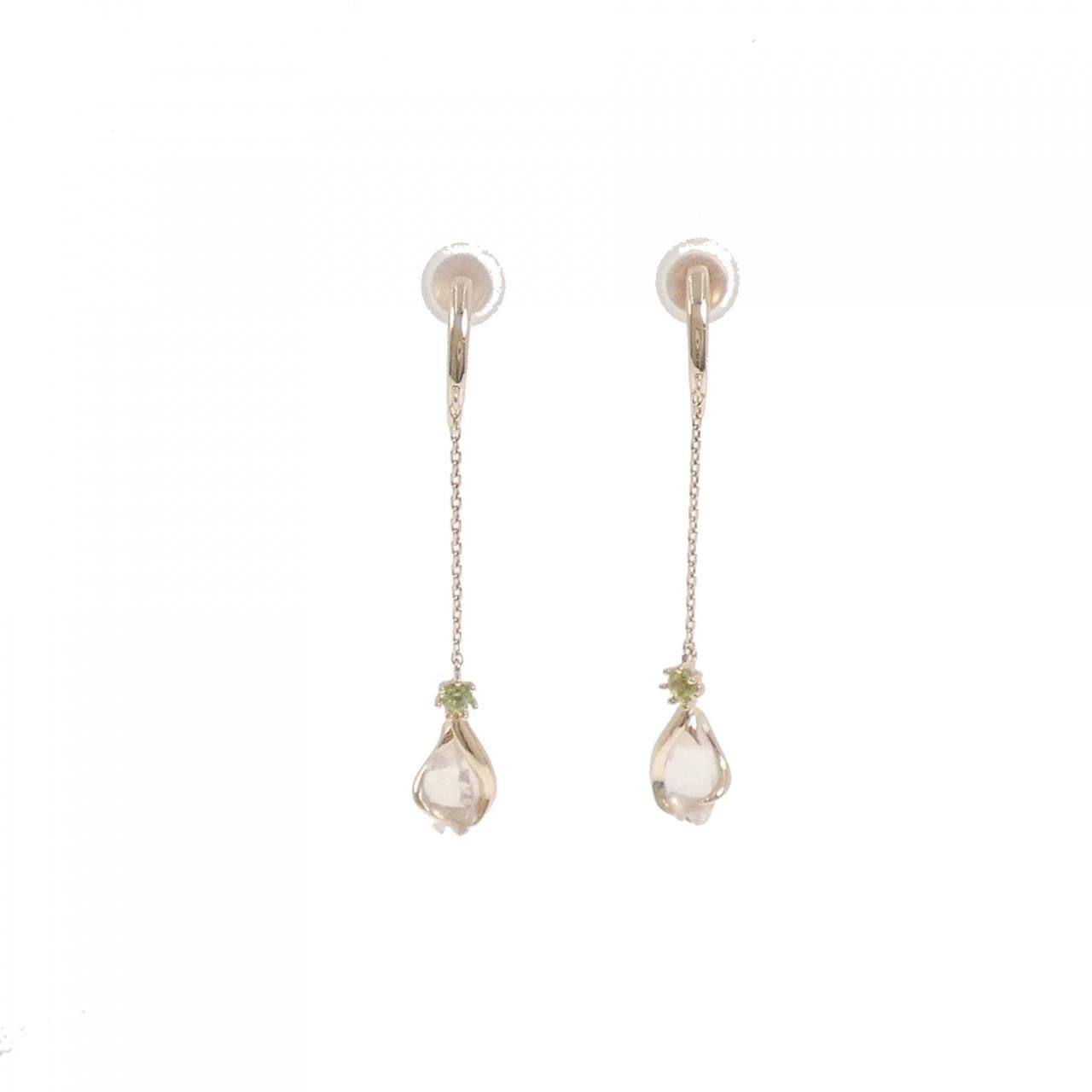 スタージュエリー ローズクオーツ イヤリング