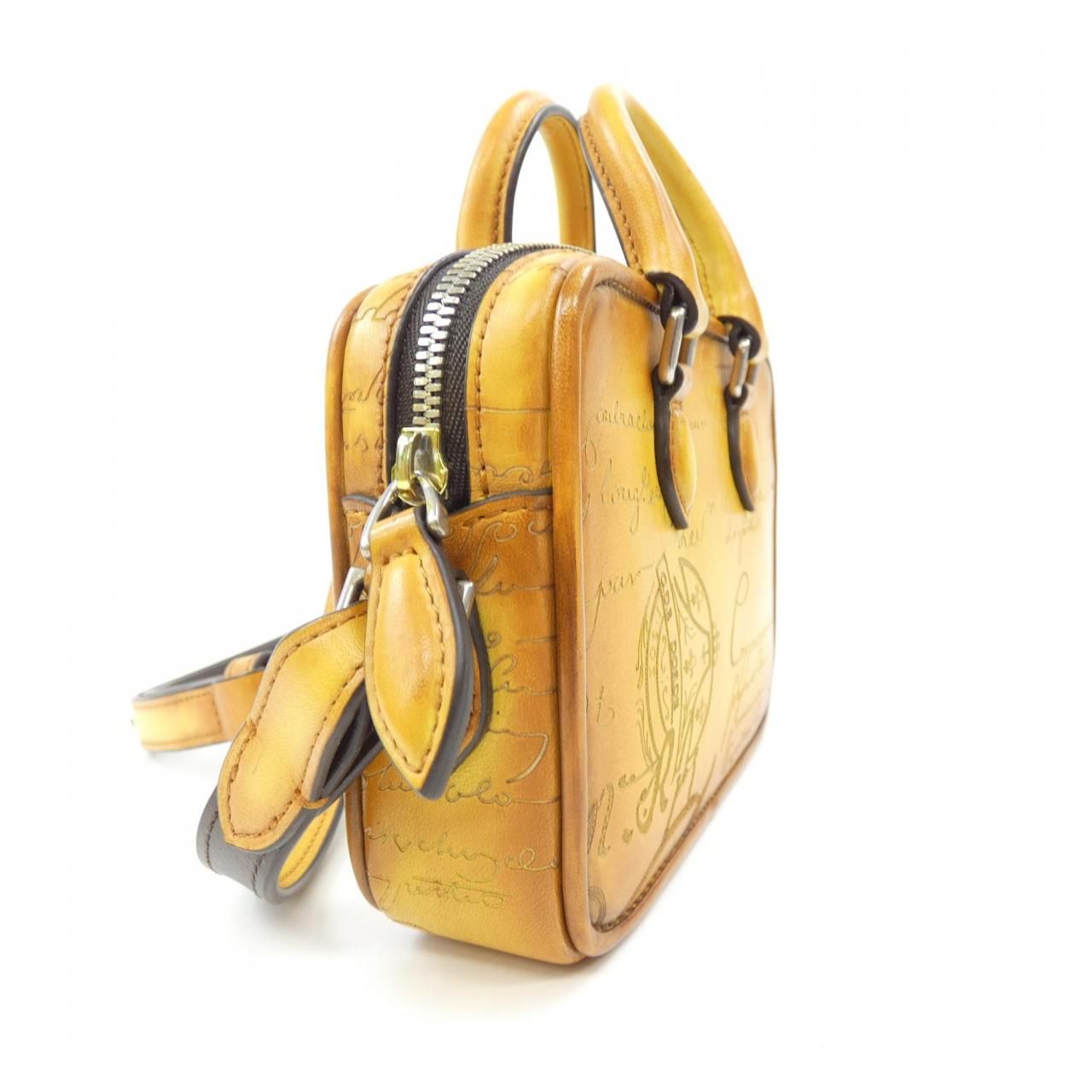 ベルルッティ Berluti アンジュールナノスクリットスワイプレザーポーチ BAG