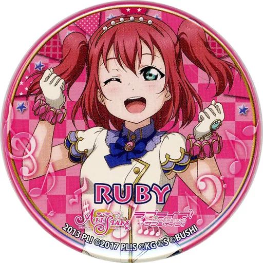 中古】バッジ・ピンズ 黒澤ルビィ 「ラブライブ!スクールアイドル