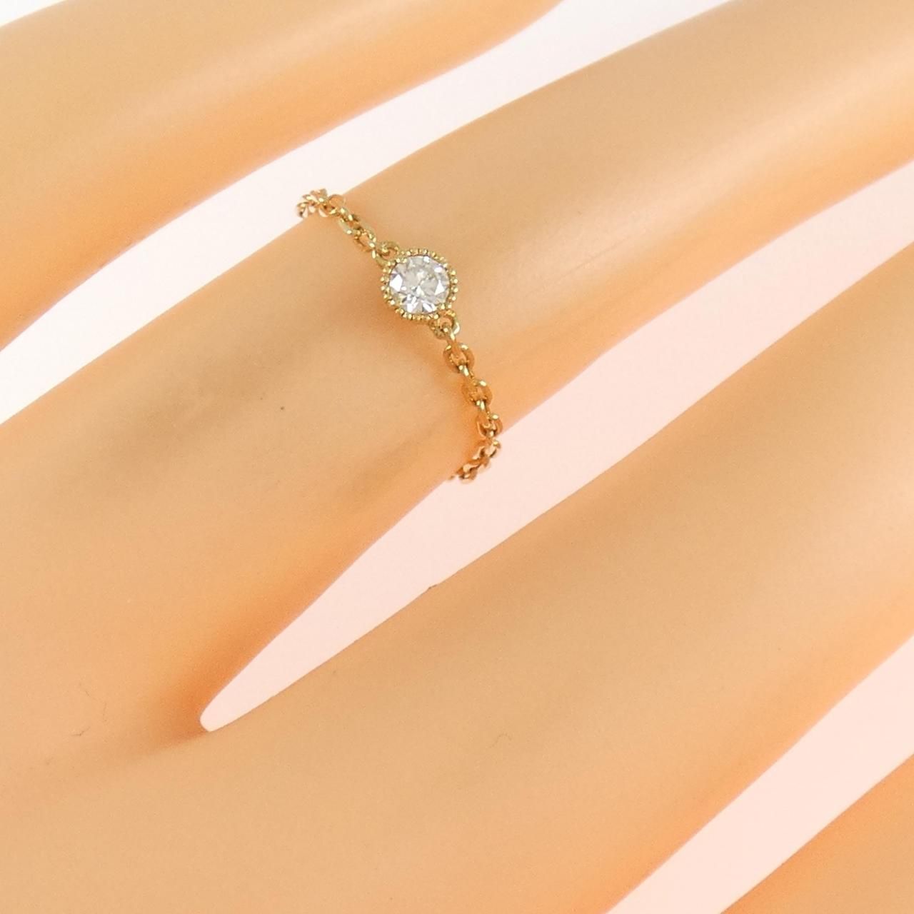 K18YG ダイヤモンド リング 0.07CT - メルカリ