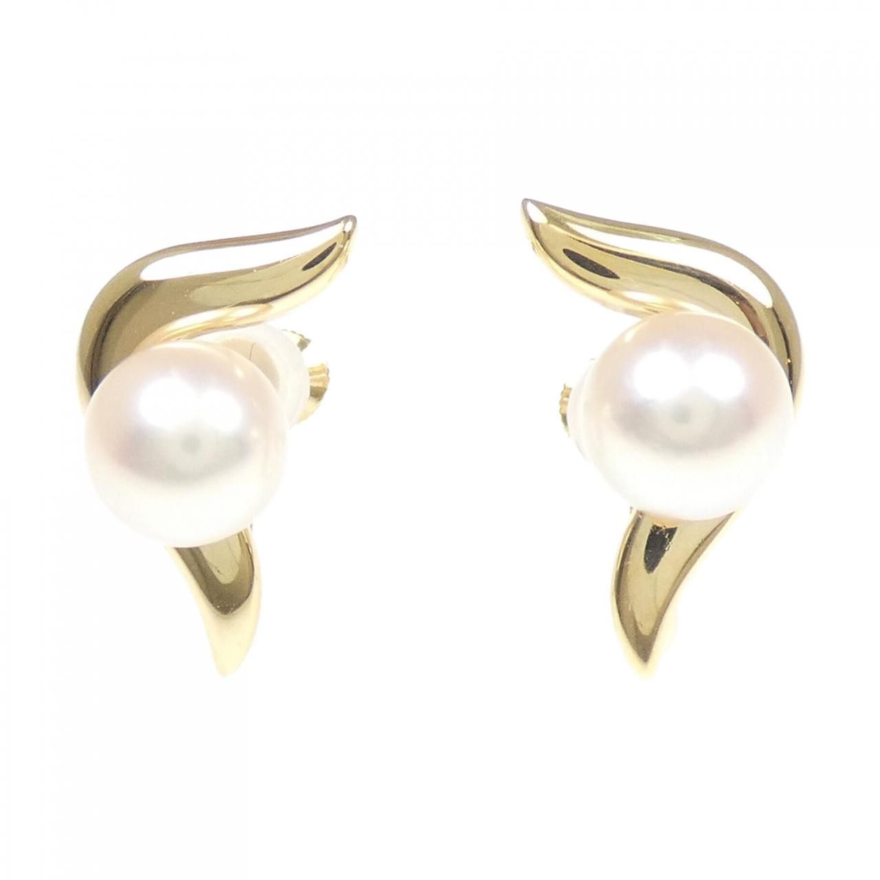 ミキモト アコヤパール イヤリング 7.3 mm