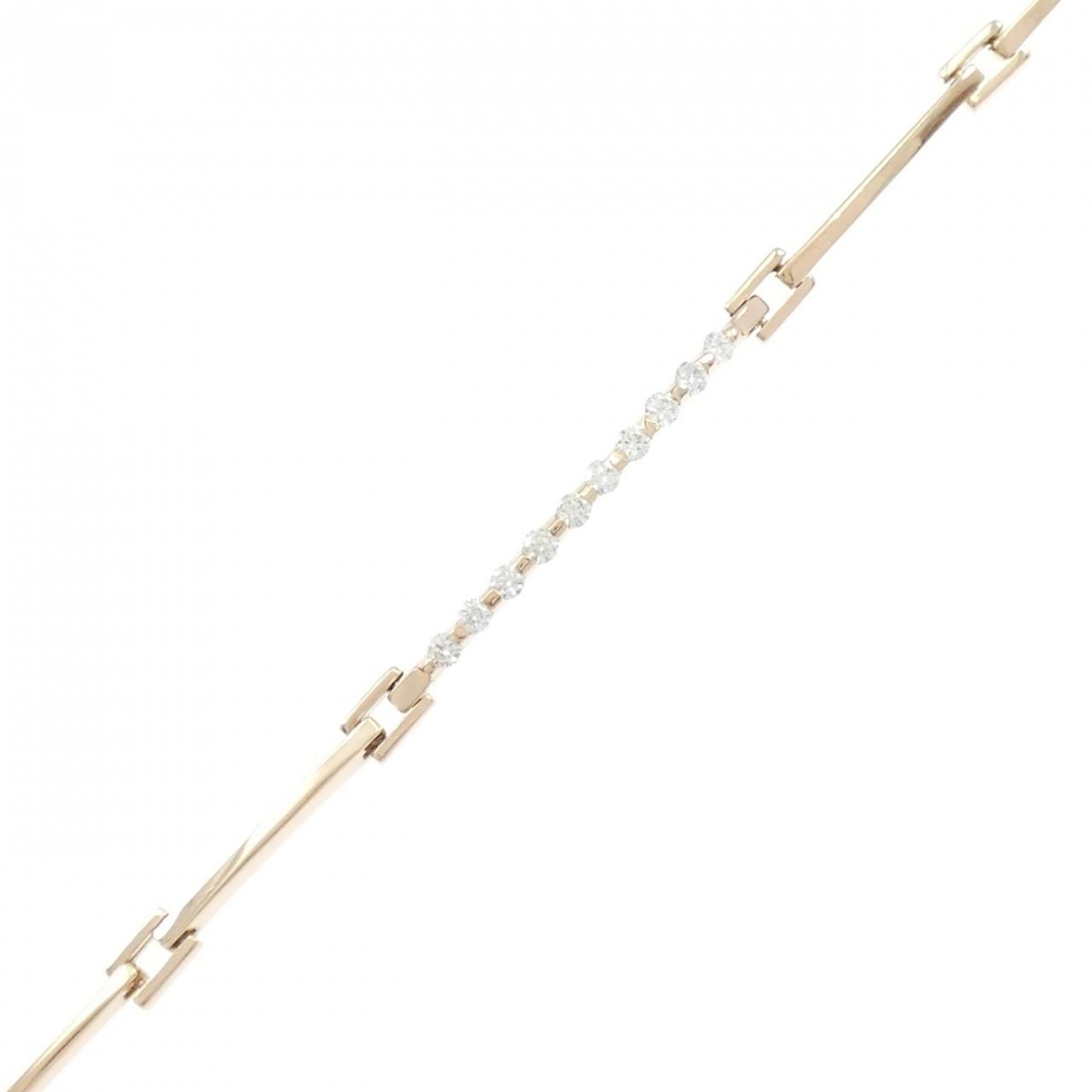 K 18 PG ダイヤモンド ブレスレット 0 30 CT