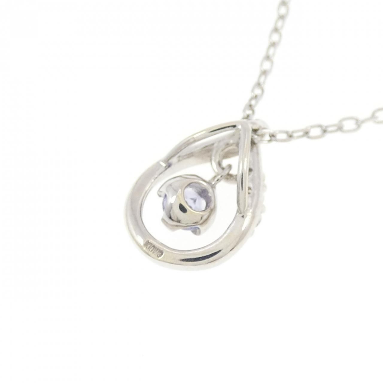 K 10 WG タンザナイト ネックレス 冬コーデ ネックレス 