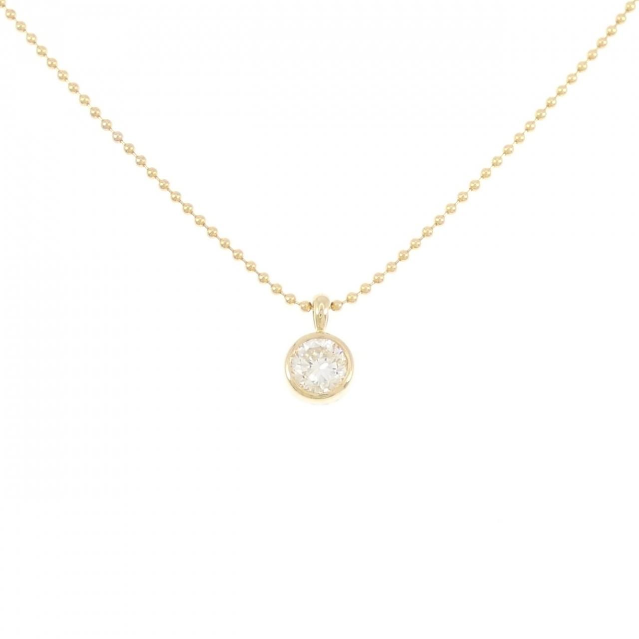 K 18 YG ダイヤモンド ネックレス 0 34 CT