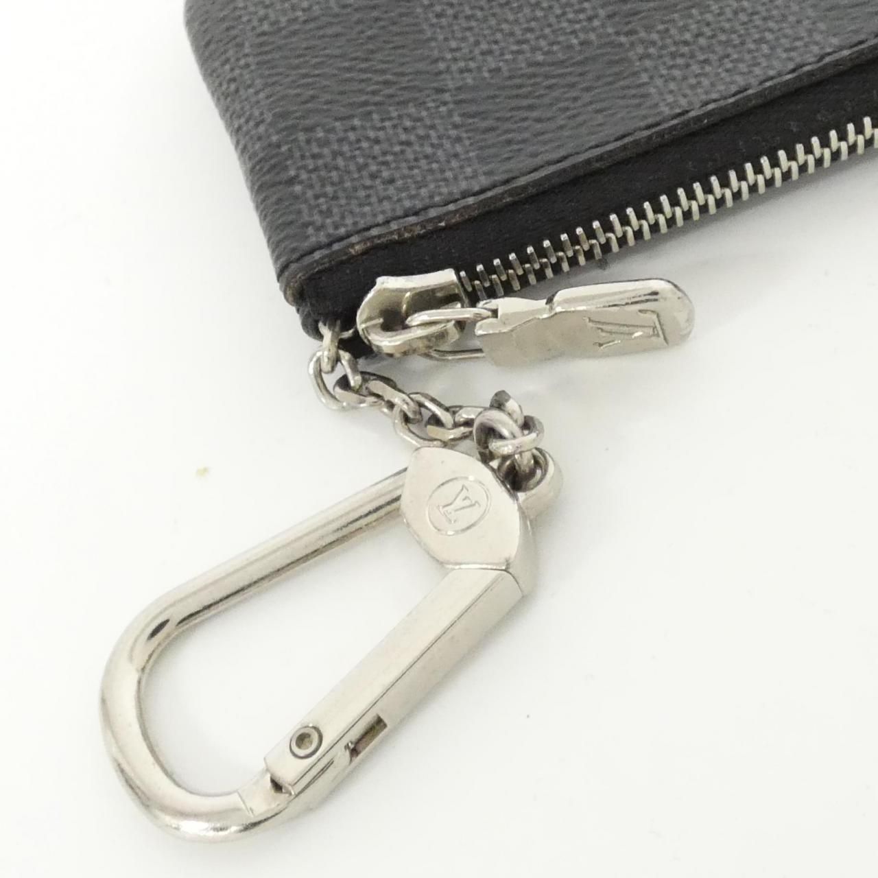 ルイヴィトン ダミエ グラフィット カードキーケース ポシェット クレ