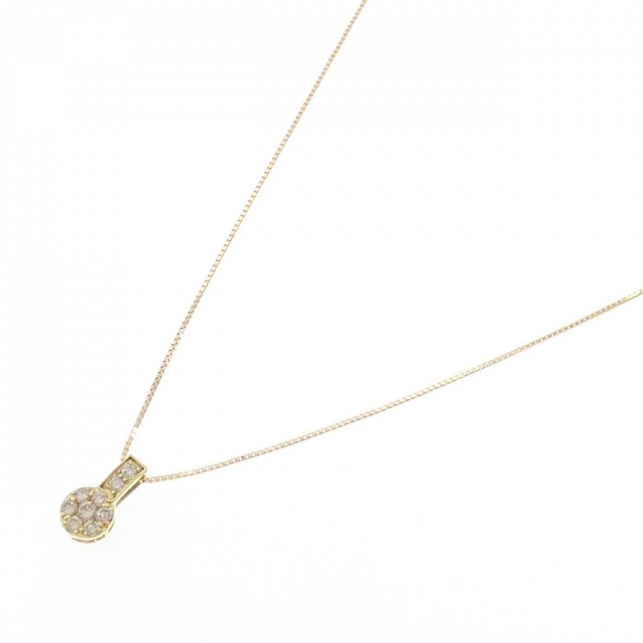 K 18 YG ダイヤモンド ネックレス 0.30 CT