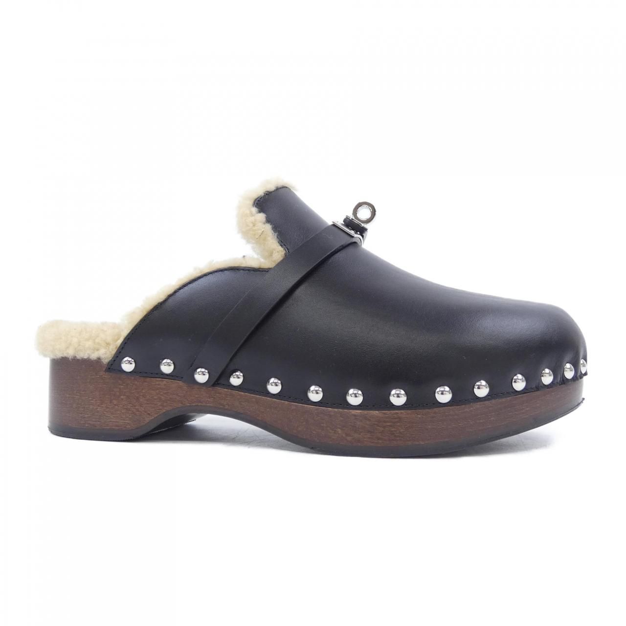 エルメス HERMES カルロッタ ケリーバックル 221095 Z シューズ