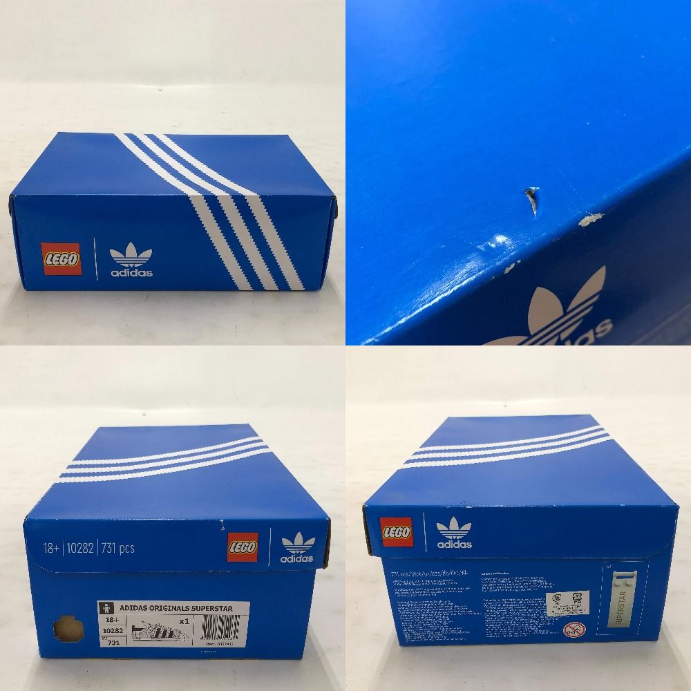 02 w 20712 LEGO レゴ 10282 アディダス オリジナルス スーパースター 内袋 未組立 品
