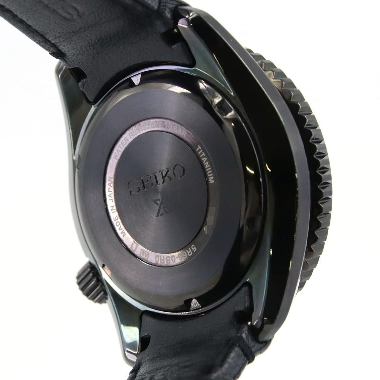  セイコー プロスペックス･スプリングドライブ GMT 5 R 66 0 BR SBDB 025 TI 自動巻 その他 時計