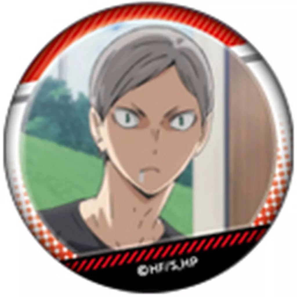 中古】バッジ・ビンズ 灰羽リエーフ(C) 「ハイキュー!! 灰羽がいっぱい