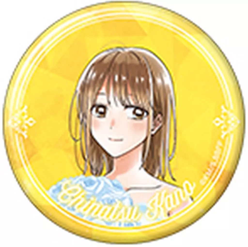 中古】バッジ・ビンズ 鹿野千夏(顔アップ) 「アオのハコ キャラバッジ