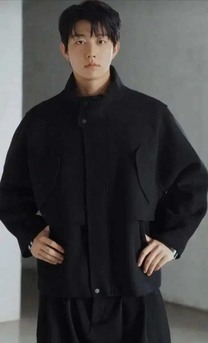 システムオム カシミア ハーフコート