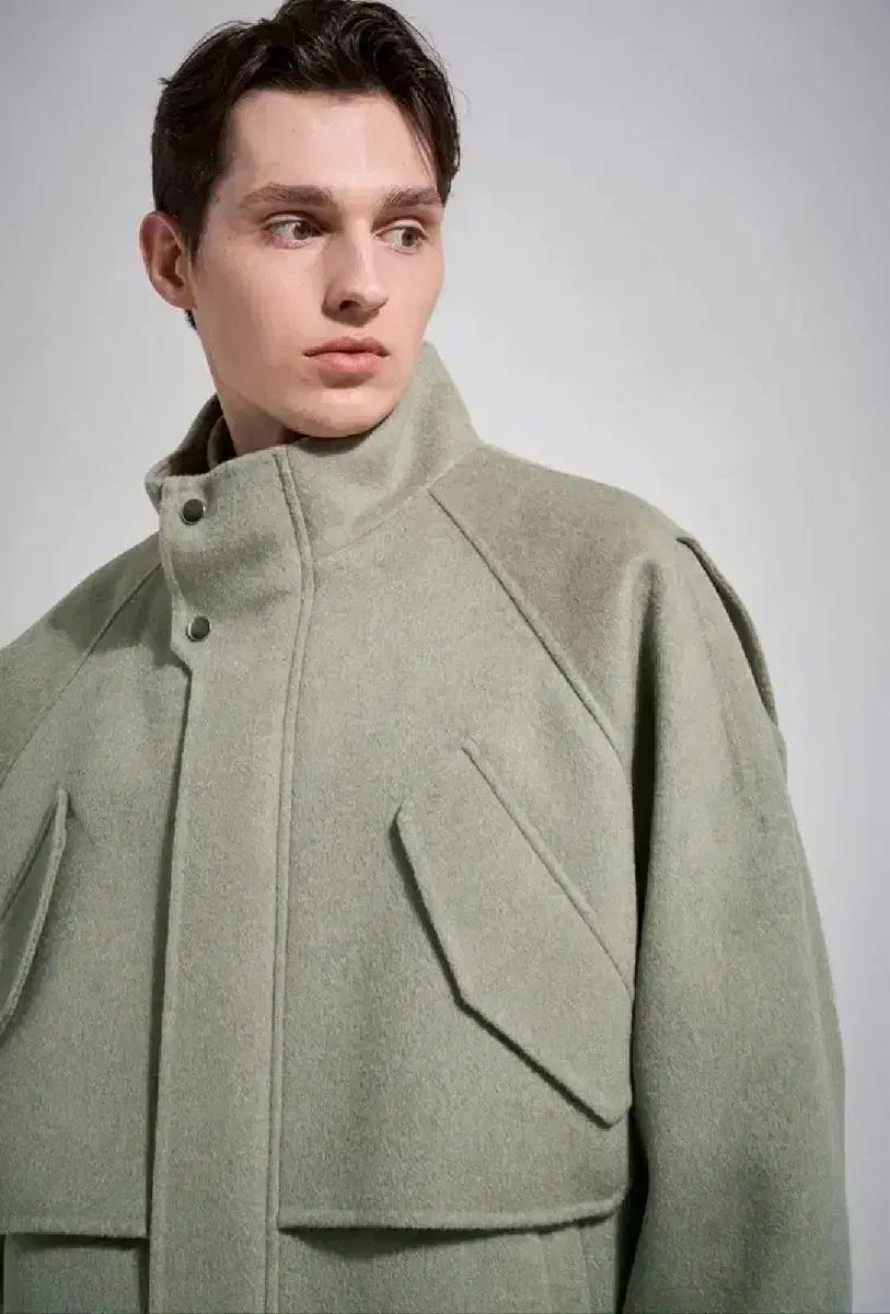 システムオム カシミア ハーフコート