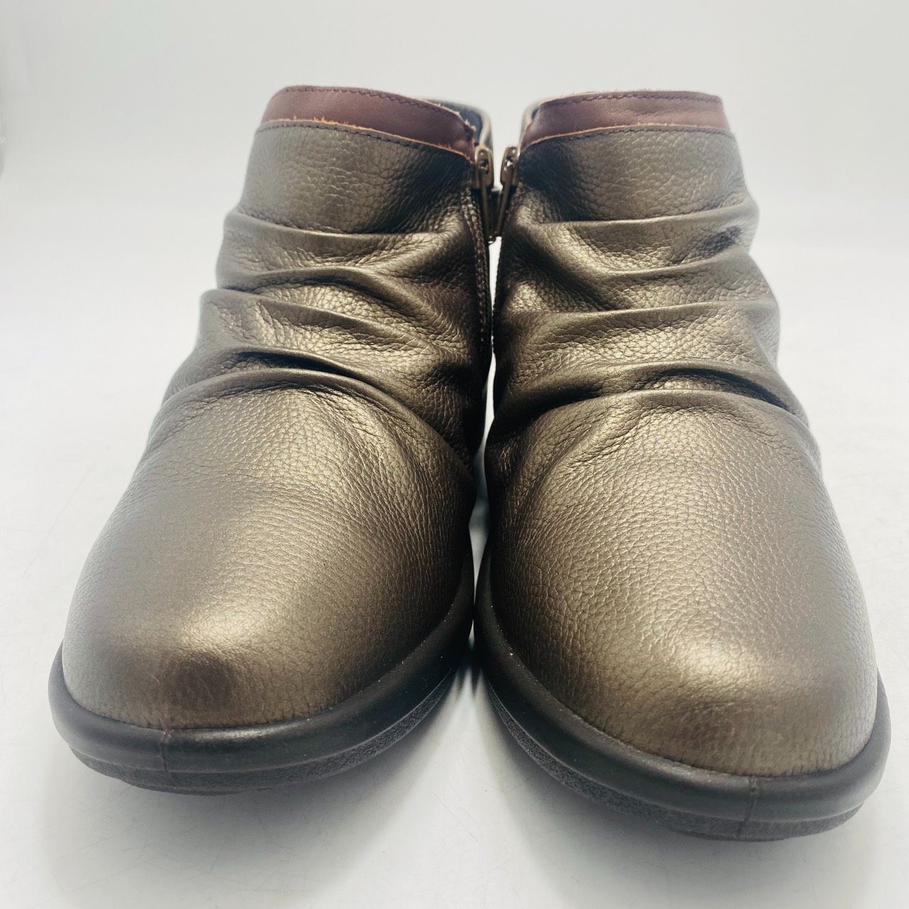 新品 ACHILLES SORBO ショートブーツ サイドジップ コンフォート 防滑